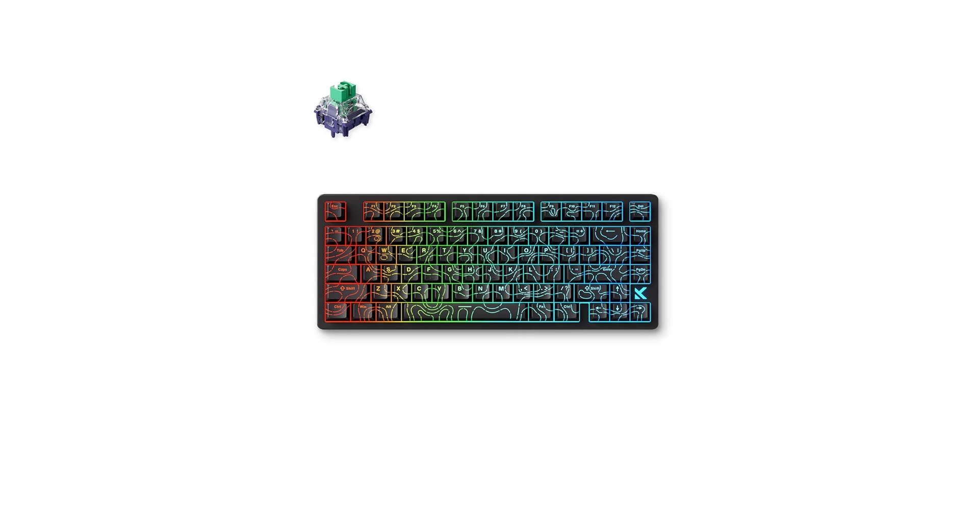 キーボード MCHOSE JET 75 MCHOSE Jet 75 Hall Effect Magnetic Switch Gaming Keyboard